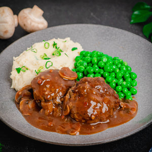 Beef Rissoles with Mash