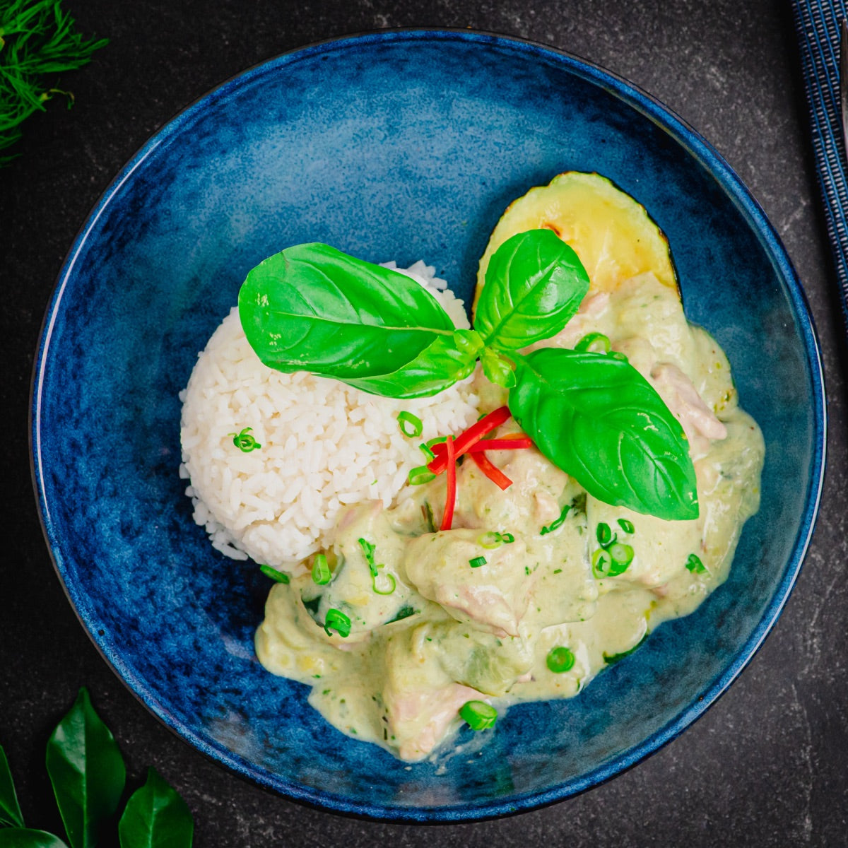 Thai Green Chicken Curry – ForknEasy - Main Image